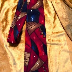 KETCH Abstract Geometric Polyester Men's Tie Dress Tie
